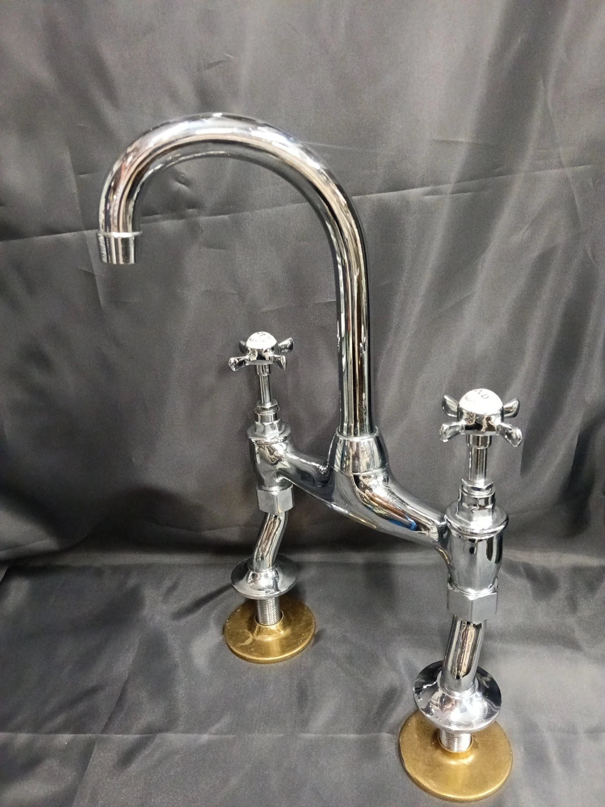 Chrome Mixer Taps, Retro Booths Kitchen Taps Reclaimed & Fully Reconditioned