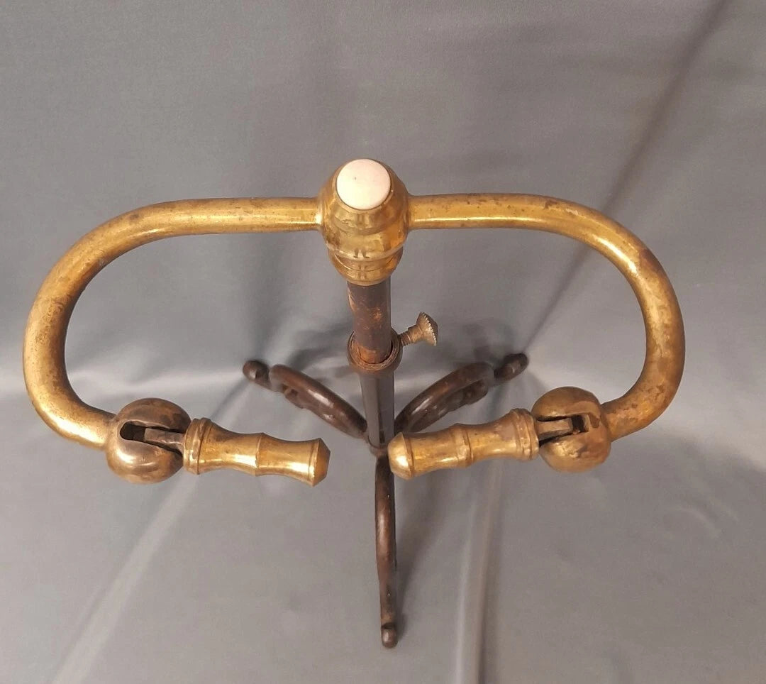 Victorian Brass & Steel, Stick, Umberella Stand, Very Elegant