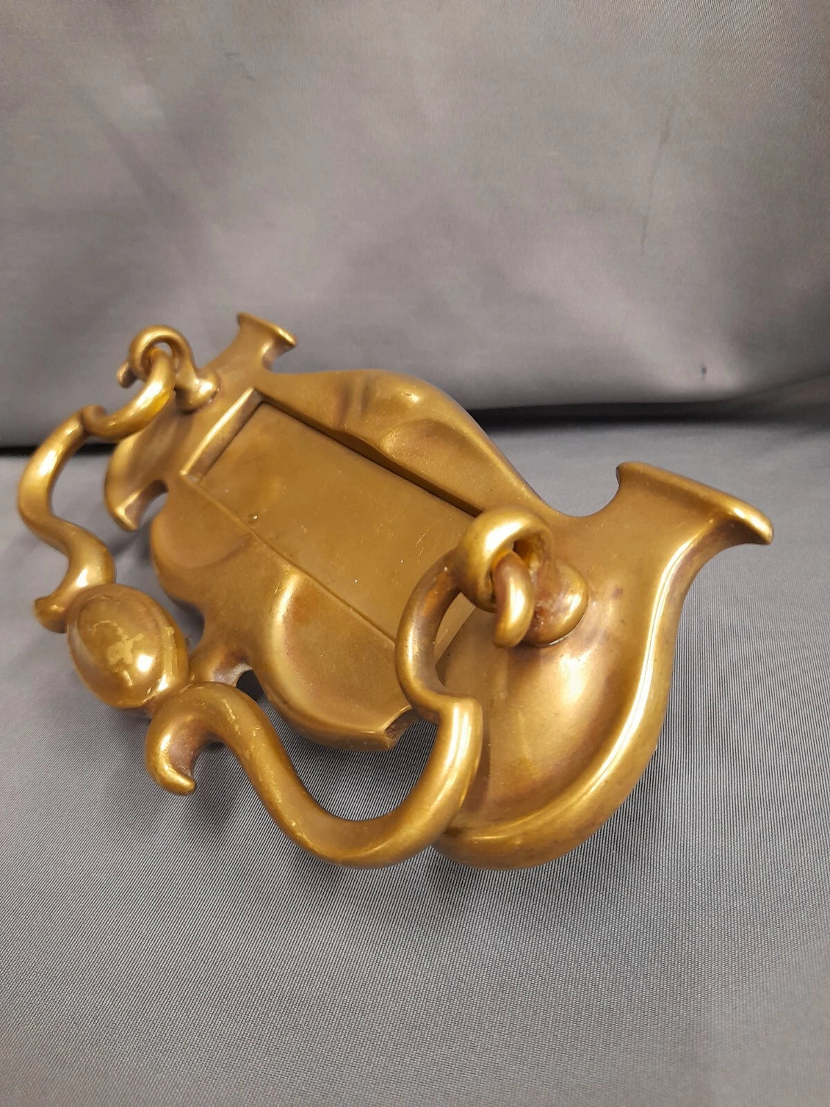 Brass Door Knocker, Lovely Patina, Heavyweight Quality