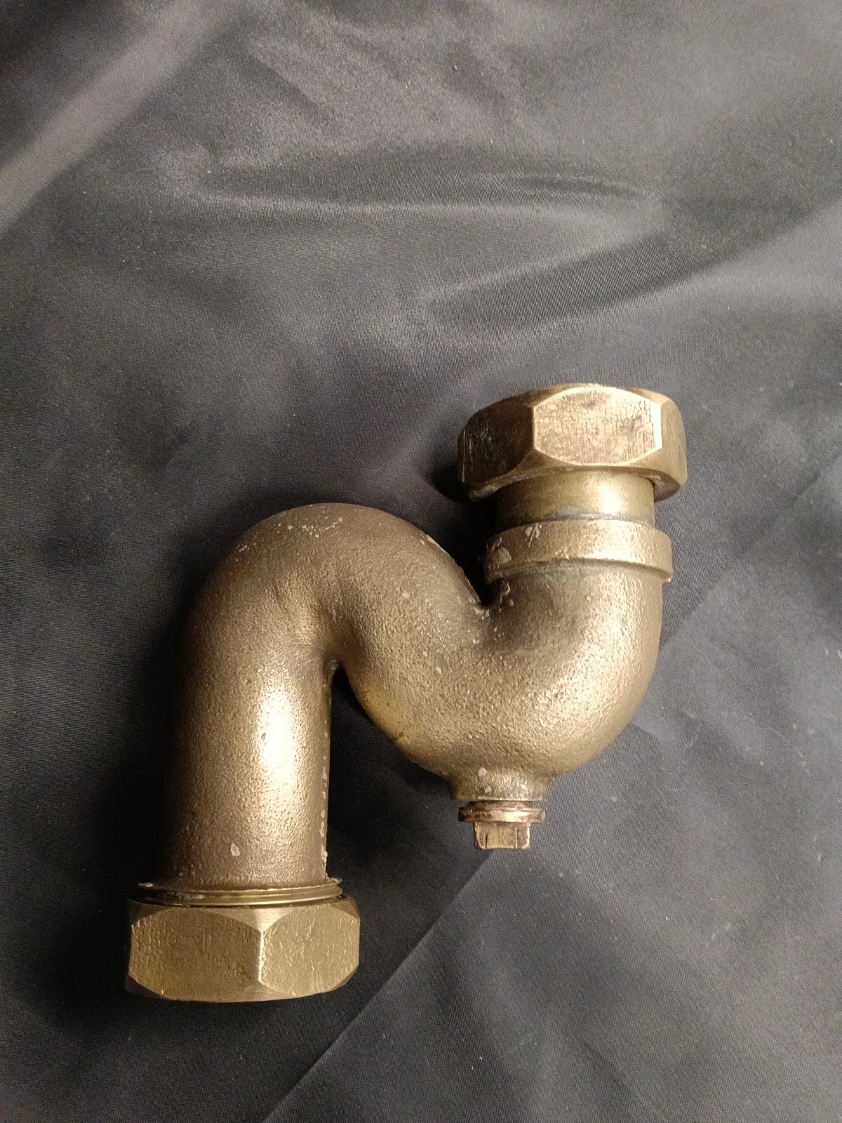 Brass S Trap 1 1/4 Inch Reclaimed, Fully Refurbed, Great 4 for Bathroom Basins