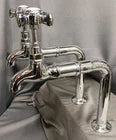 Chrome Tall Bib Taps, New Old Stock,  18 cm Long Reach Spout