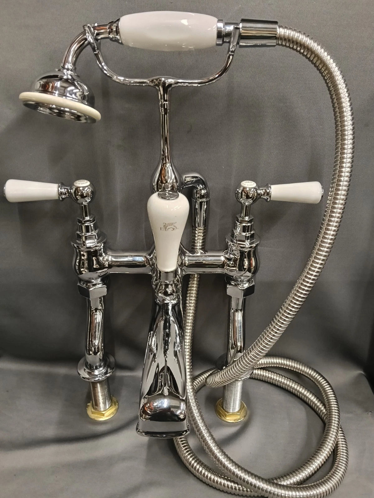 Lefroy Brooks Wl1100 Chrome Bath Shower Mixer Taps Reclaimed, Reconditioned