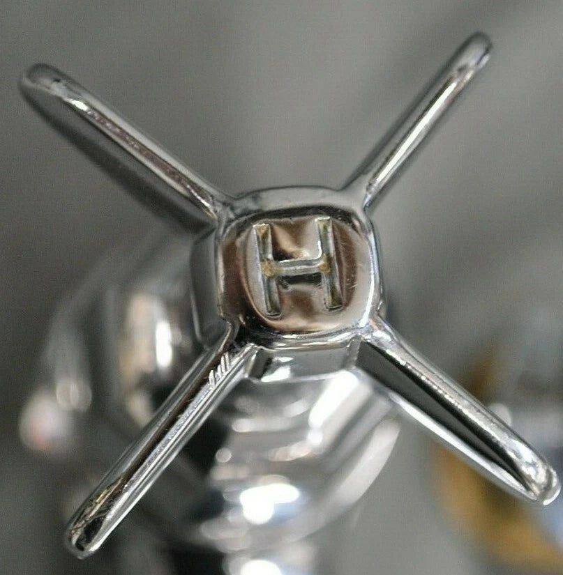 Art Deco Chrome Bath Taps, Bathroom Taps Reclaimed & Fully Refurbed Taps