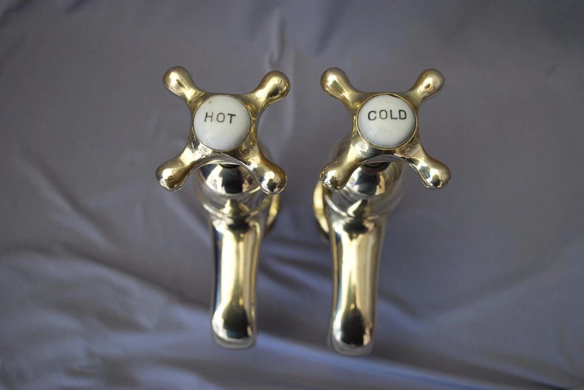 Brass Bath Taps Bathroom Taps Reclaimed Fully Reconditioned