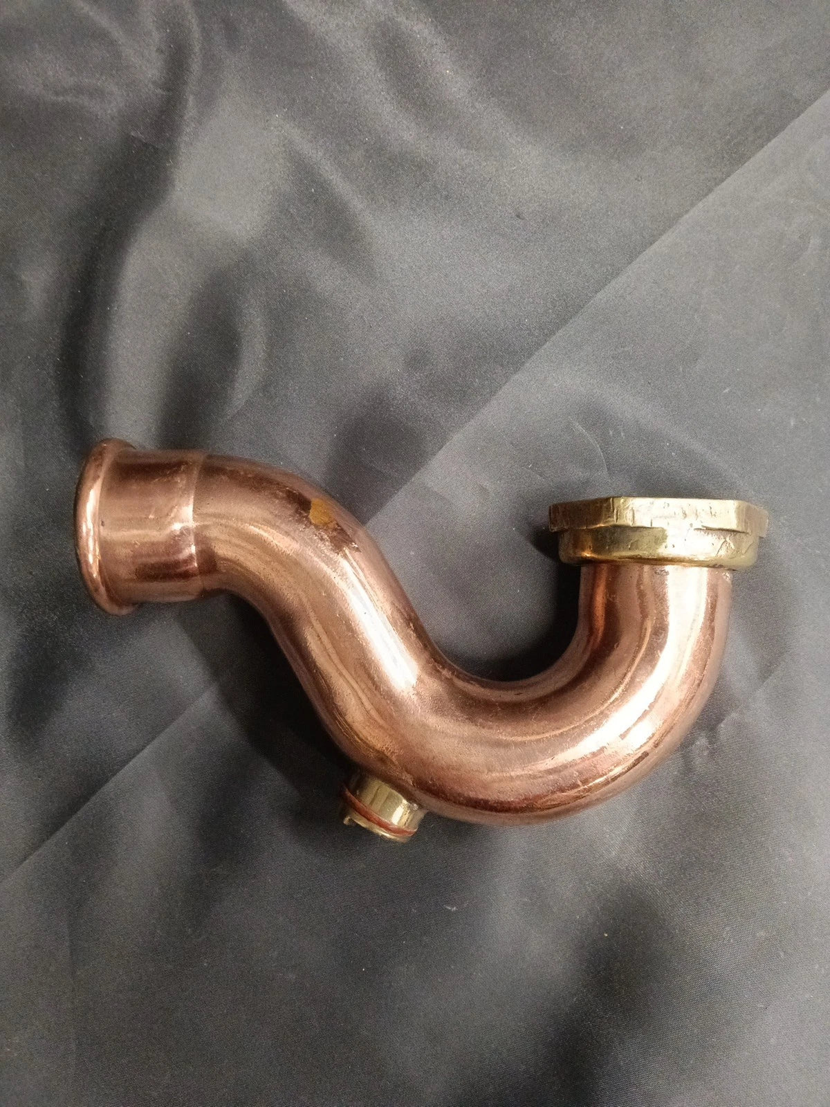 Copper P Trap 1 1/4 Inch, Push Fit, Reclaimed, Fully Refurbed, Great 4 Basins