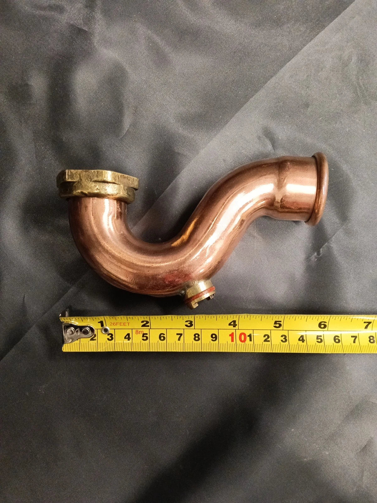Copper P Trap 1 1/4 Inch, Push Fit, Reclaimed, Fully Refurbed, Great 4 Basins