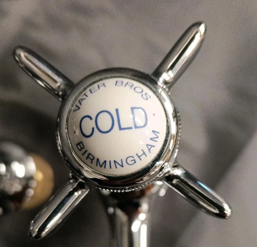 Chrome Bathroom Basin Taps, Reclaimed & Fully Refurbished Taps D5