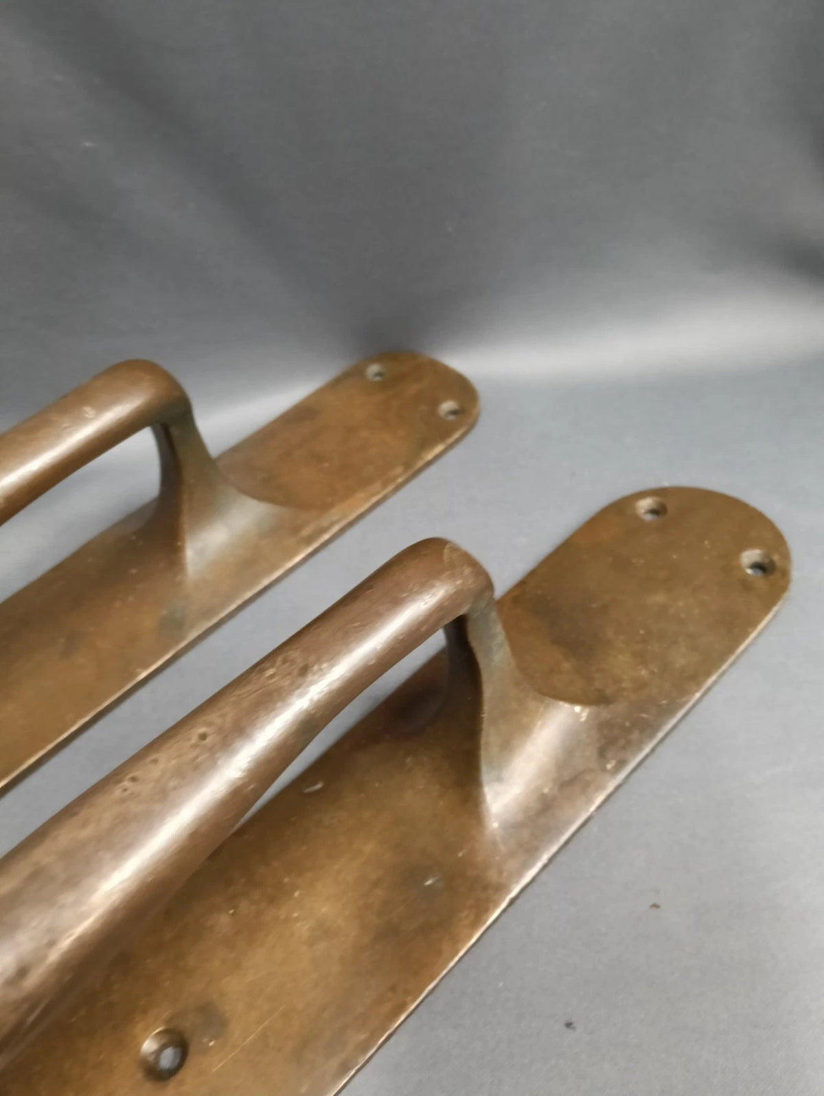 Stunning Bronze Door Handles/ Pulls  Antique Patina  Heavyweight Quality