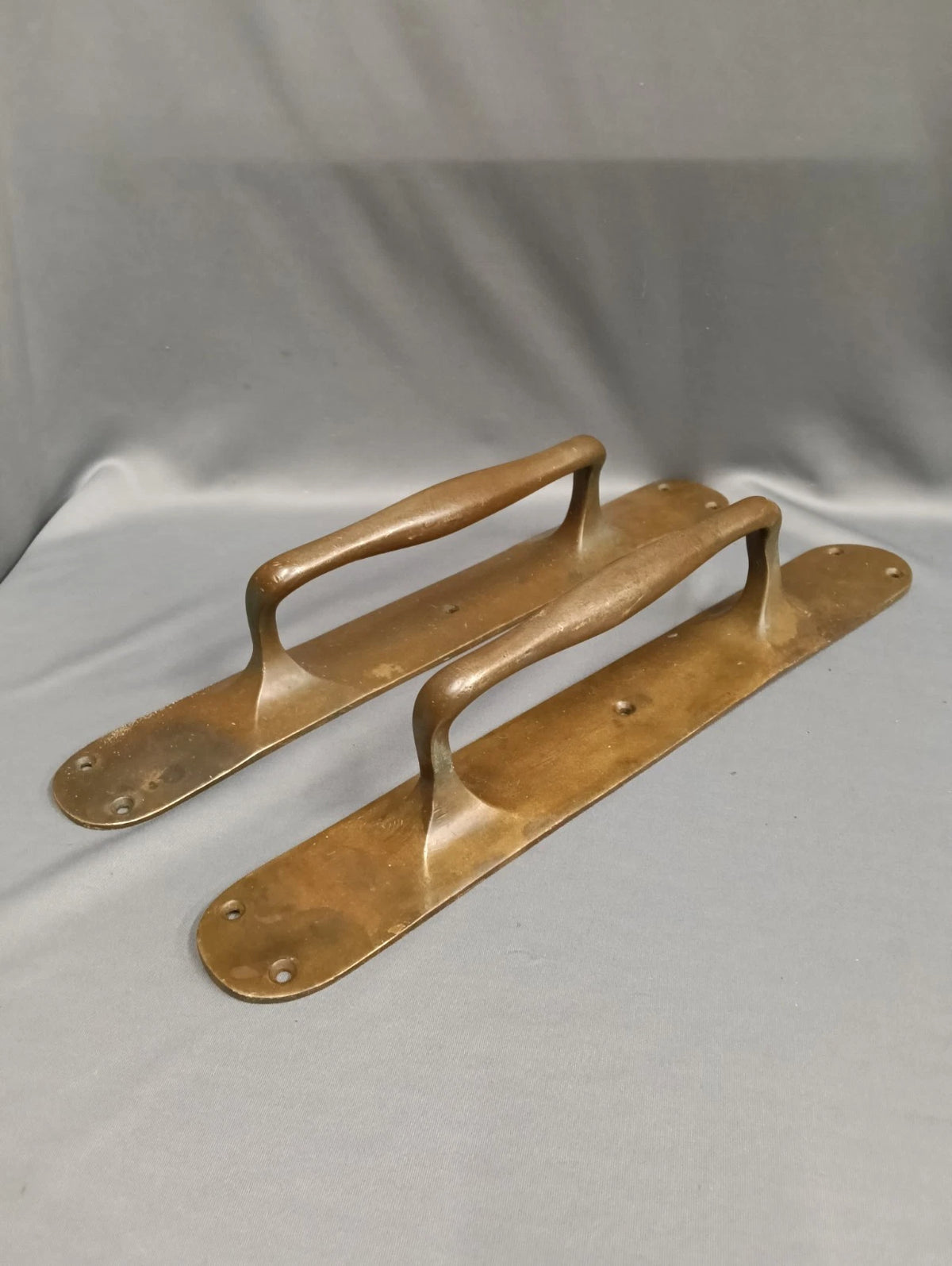 Stunning Bronze Door Handles/ Pulls  Antique Patina  Heavyweight Quality