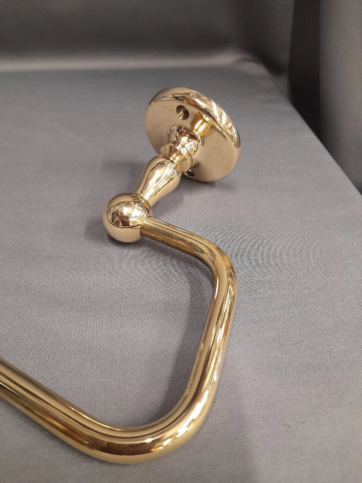 Brass Towel Rail,  Reclaimed & Refurbished 52 cm Overall Length 2 Available
