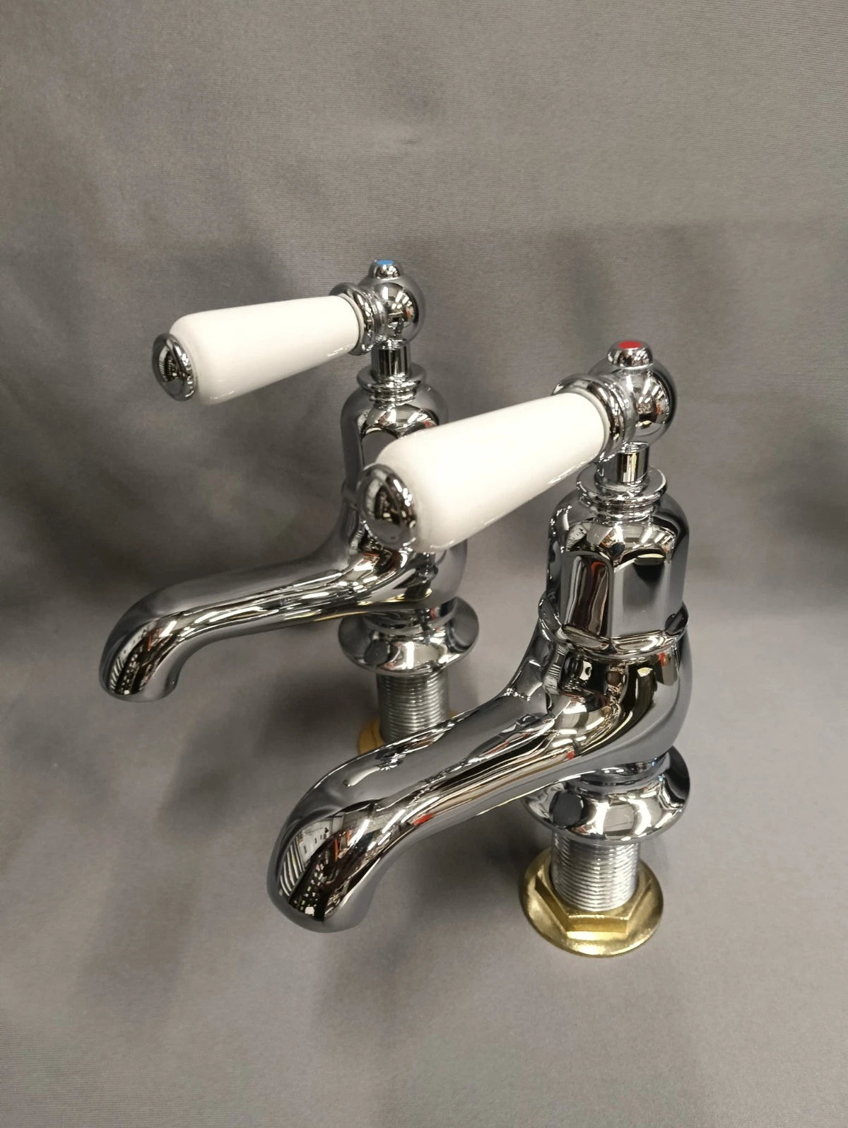 Perrin & Rowe Chrome Bathroom Bath Taps Reclaimed & Reconditioned