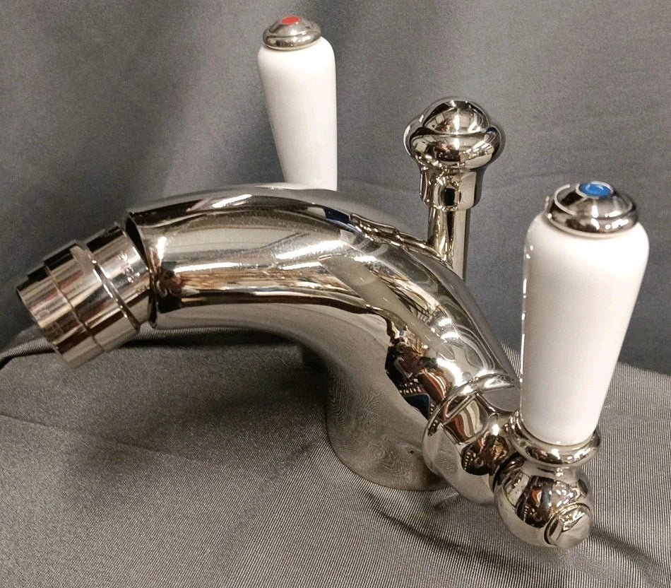 Perrin & Rowe Nickel Bidet Tap Reclaimed, Fully Refurbished Excellent Condition