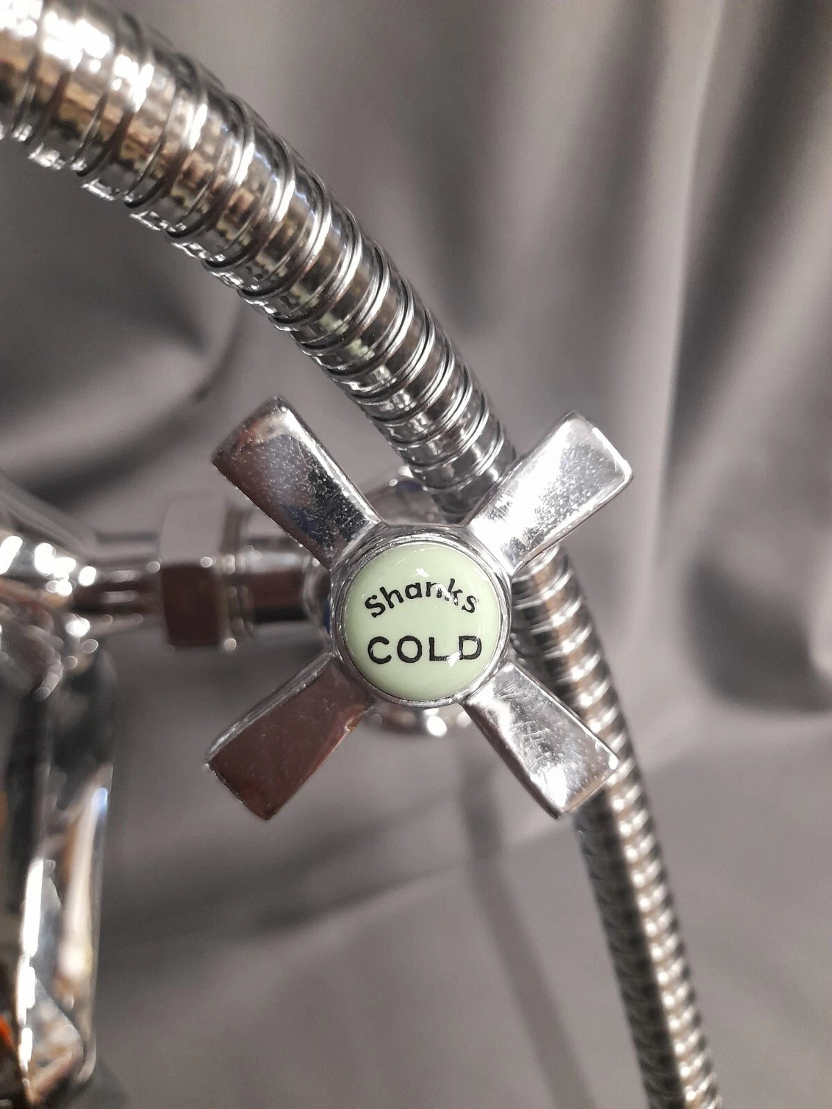 Shanks Deco Chrome Bath Shower Mixer Taps Reclaimed & Fully Refurbished
