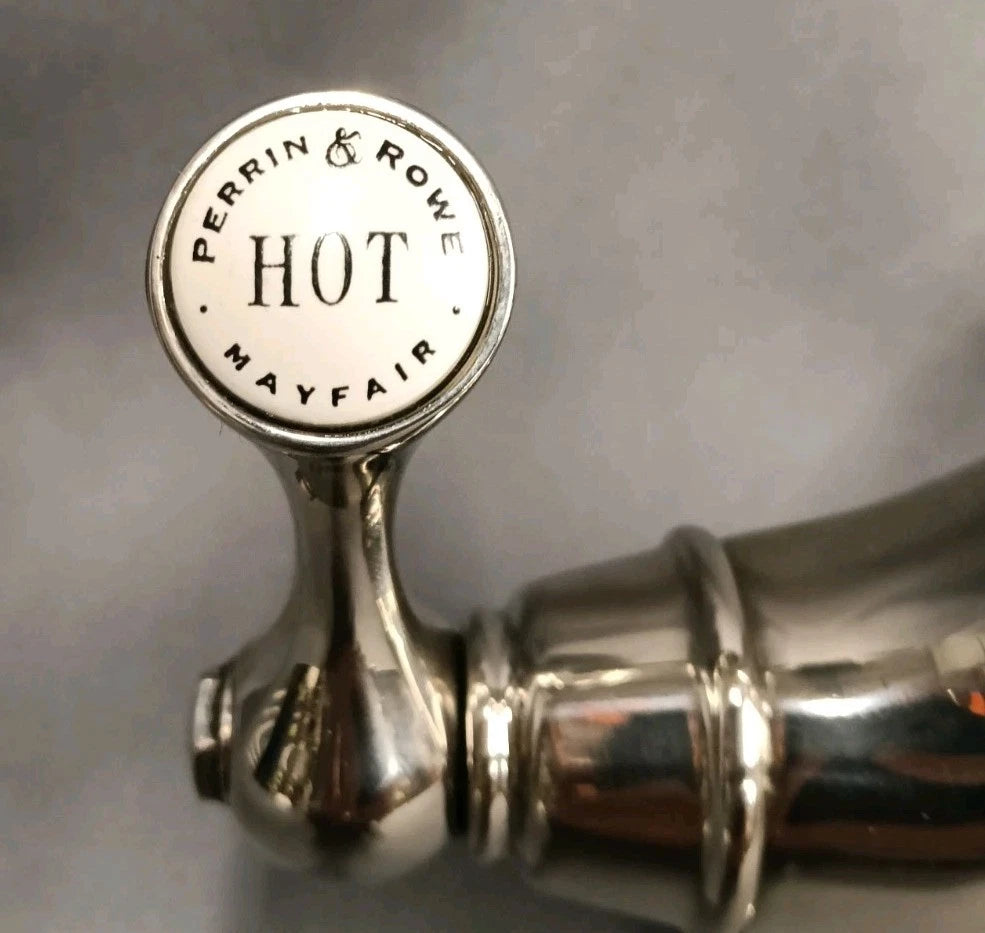 Perrin & Rowe Etruscan Nickel Mono Mixer Tap with Rinse Reconditioned