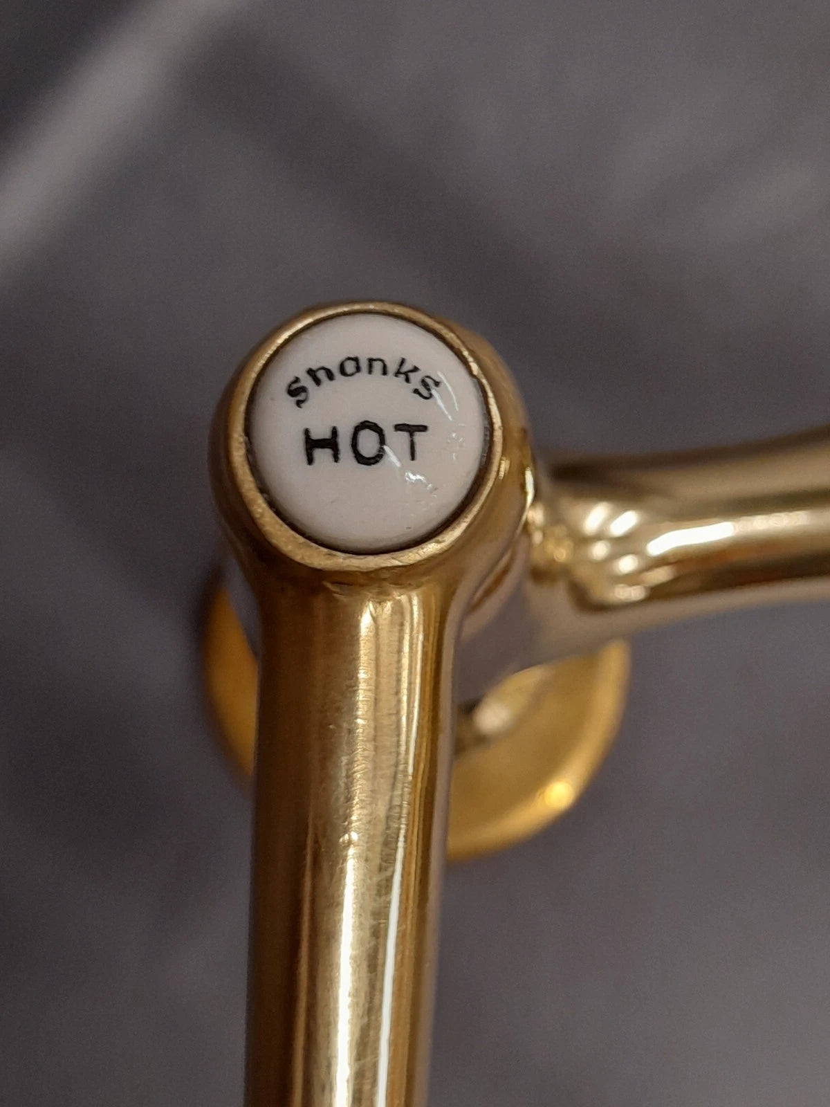 Brass & Copper Mixer Taps Ideal Belfast Kitchen Sink, Large Levers Refurbed Taps