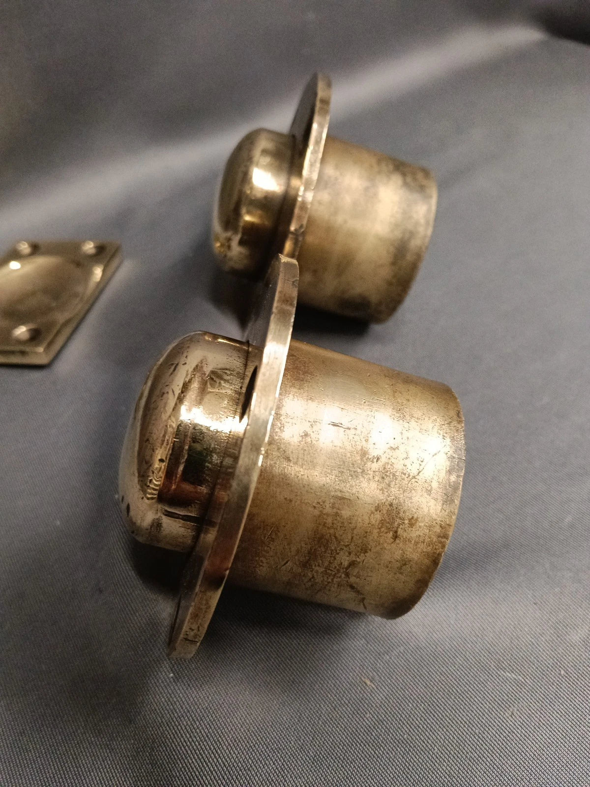 Antique Brass Super Heavy Weight Door Stops 4 Heavy Weight Doors