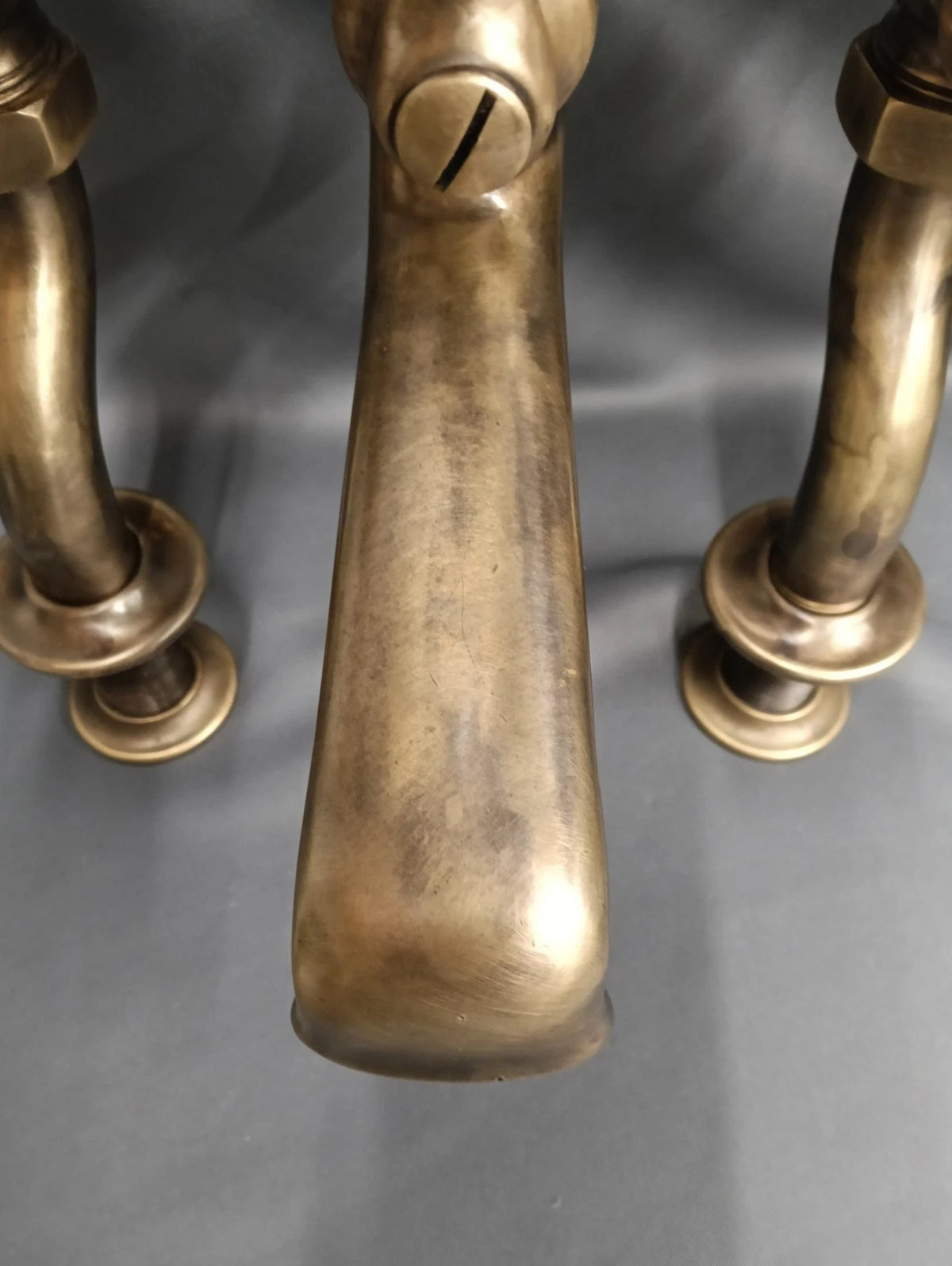 Lefroy Brooks Bare Aged Brass Bath Shower Mixer Taps Reclaimed Reconditioned