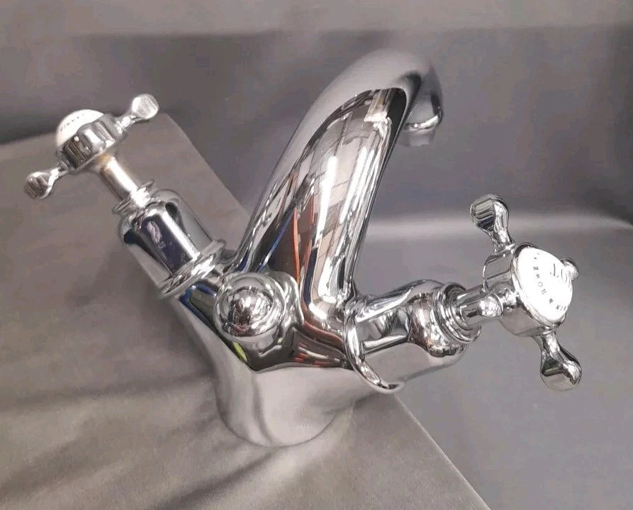 Perrin & Rowe Chrome Mono Tap Reclaimed, Refurb, New Pull Up Waste