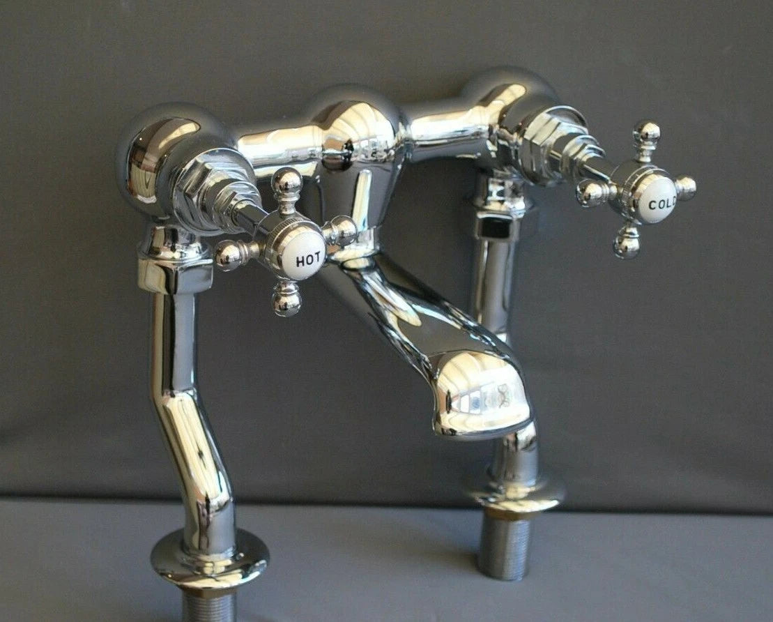 Chrome Bath Mixer Taps, Bathroom Taps ,Excellent Condition, New Old Stock