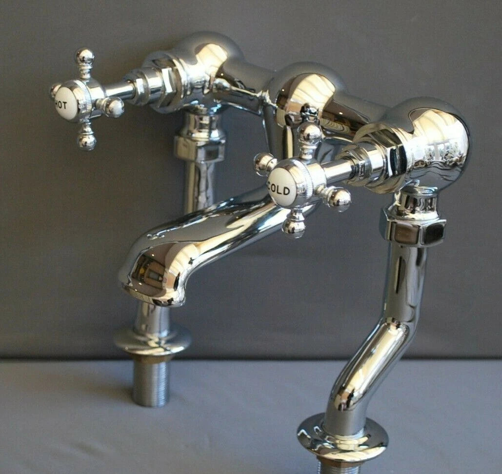 Chrome Bath Mixer Taps, Bathroom Taps ,Excellent Condition, New Old Stock