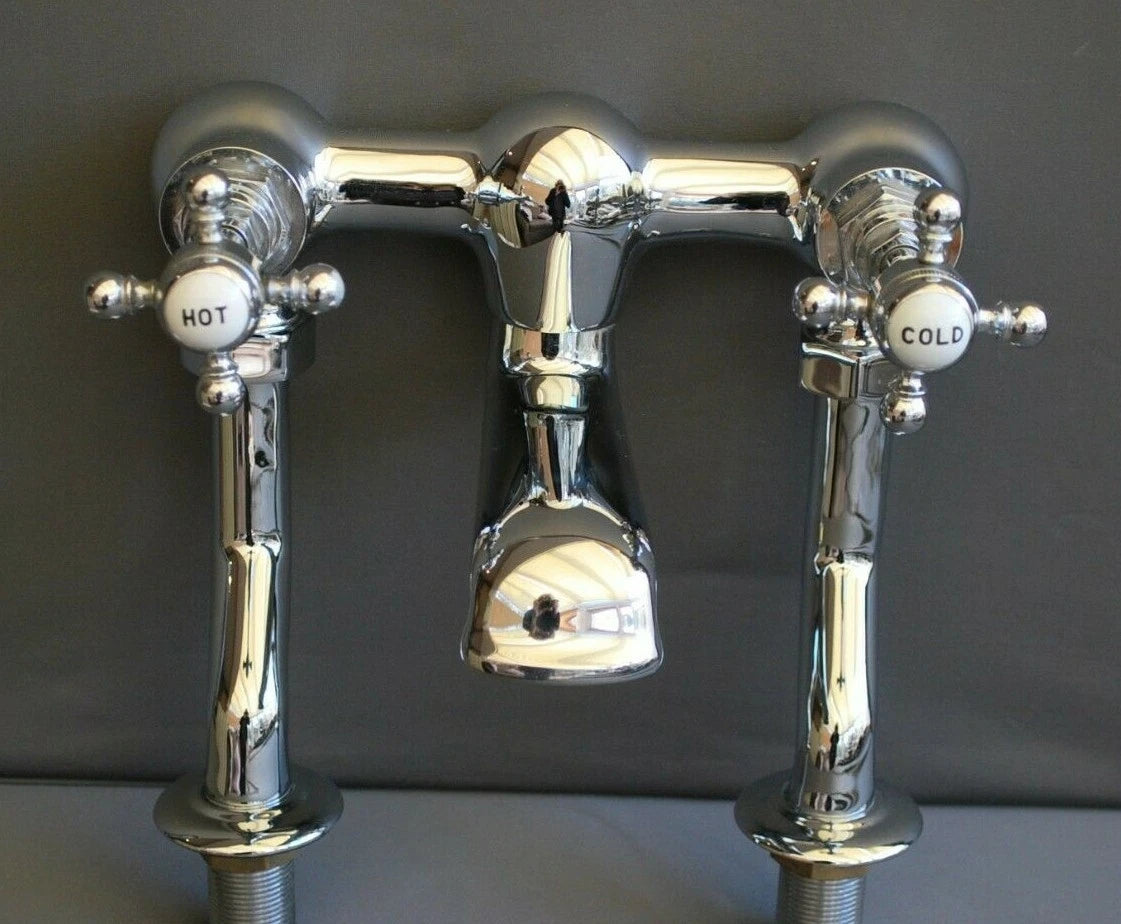 Chrome Bath Mixer Taps, Bathroom Taps ,Excellent Condition, New Old Stock