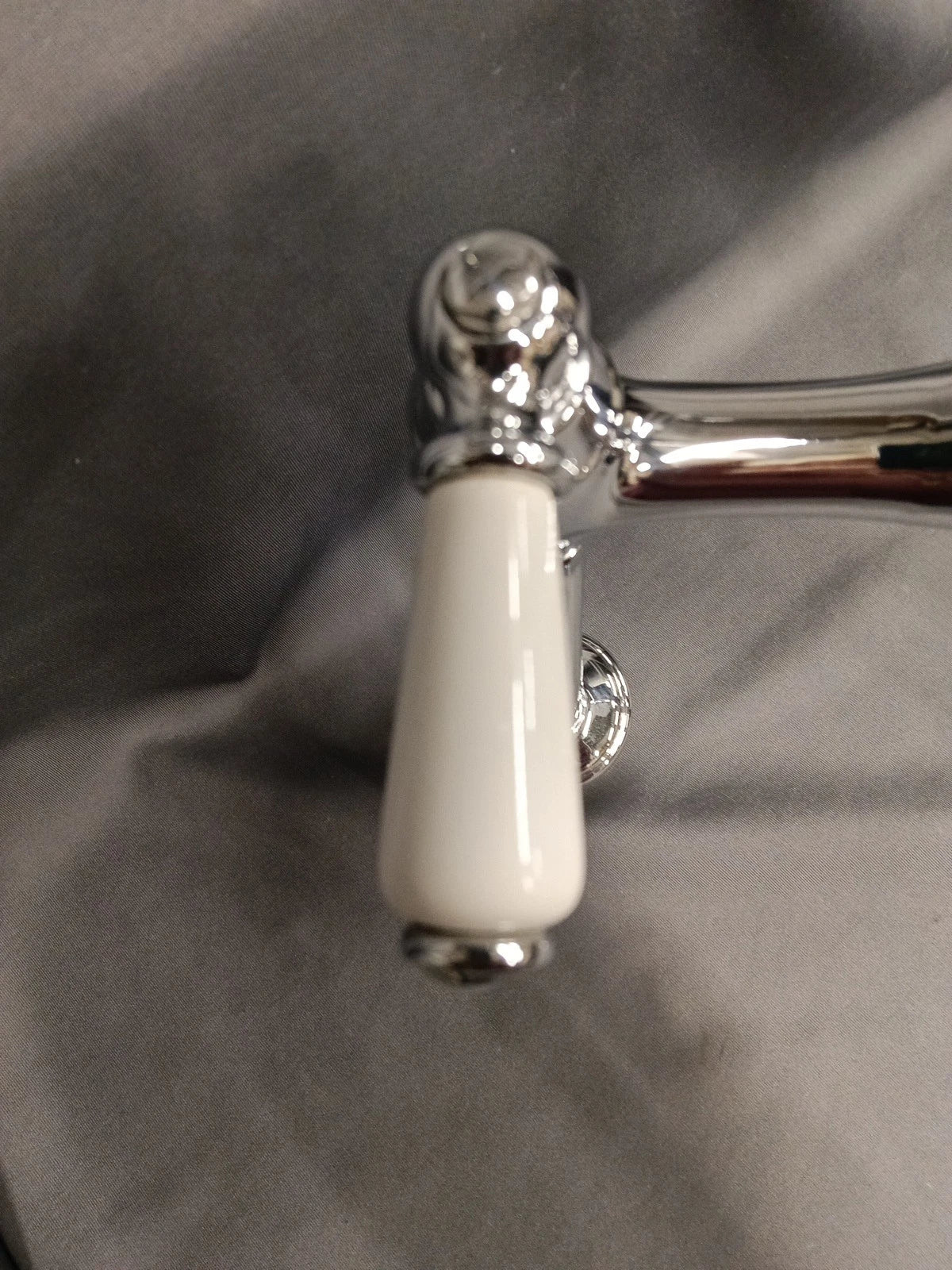 Chrome Bridge Mixer Taps, Excellent Ideal 4 Belfast Kitchen Sink, New Old Stock