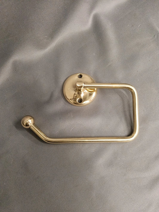 Samuel Heath Curzon Brass Toilet Roll Holder