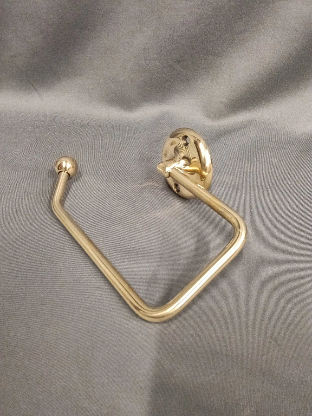 Samuel Heath Curzon Brass Toilet Roll Holder