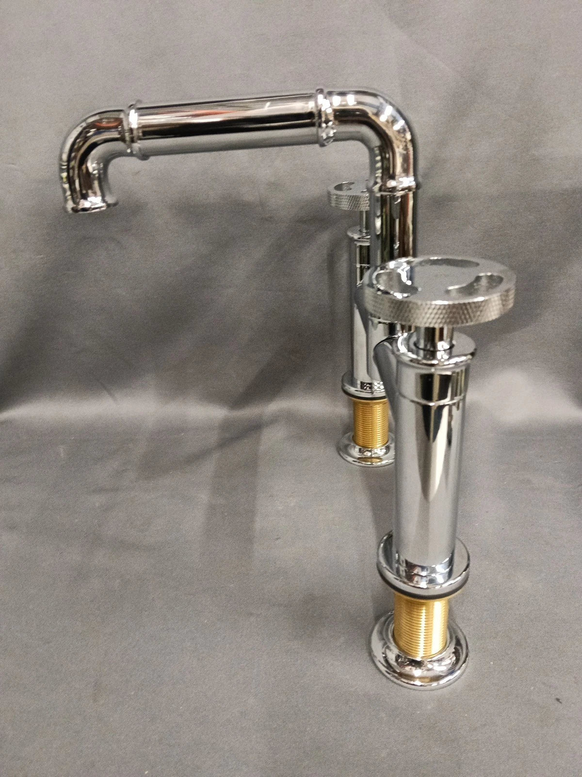 Chrome Mixer Taps, Ideal 4 Belfast Kitchen Sink New Old Stock Industrial Style