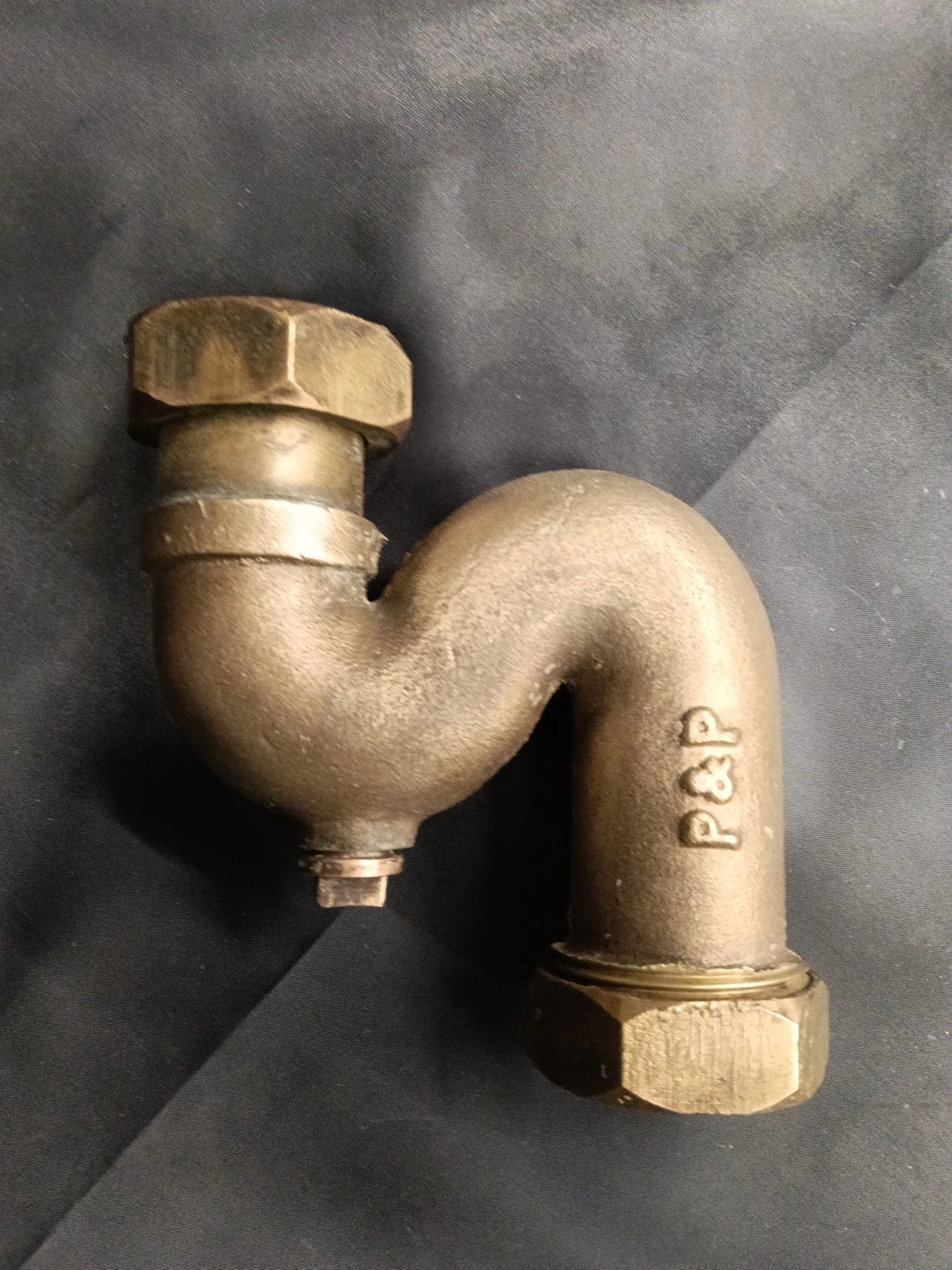 Brass S Trap 1 1/4 Inch Reclaimed, Fully Refurbed, Great 4 for Bathroom Basins